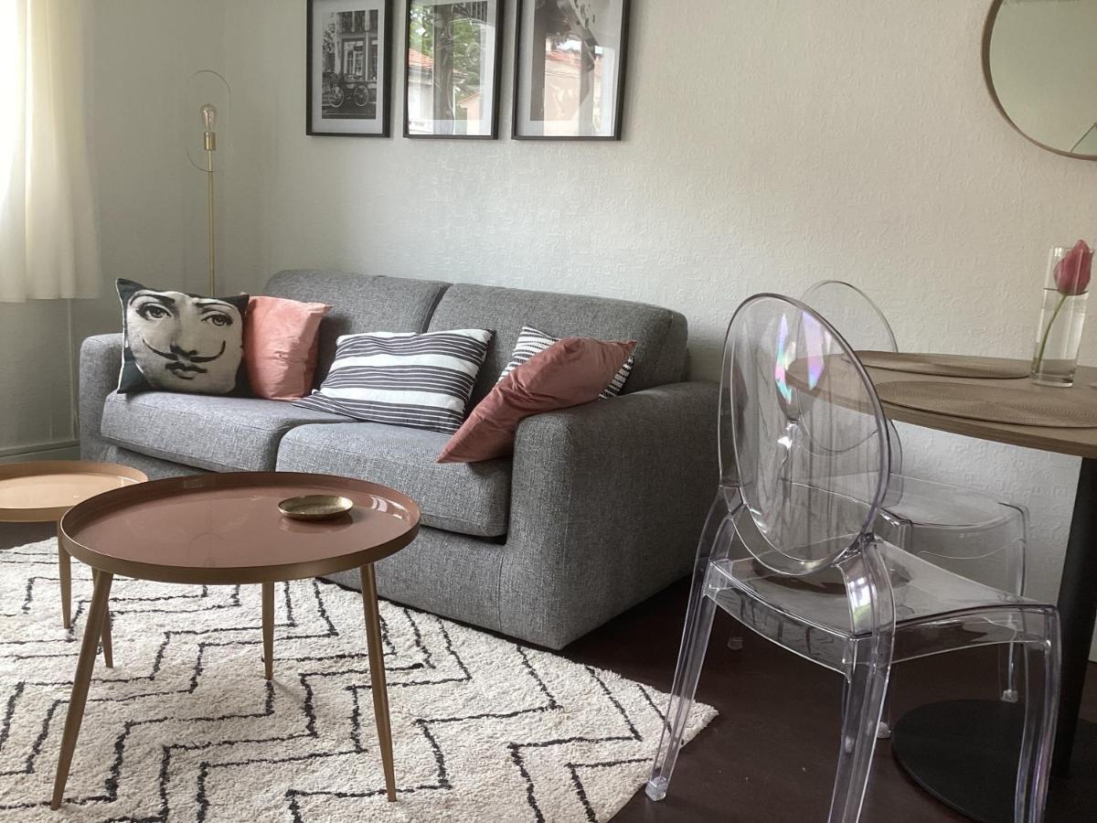 50 M2 T2 Au Calme, Lumineux, Confortable, Cosy, Climatise, Privatif Avec Parking Gratuit Et Terrasse Toulouse Kültér fotó